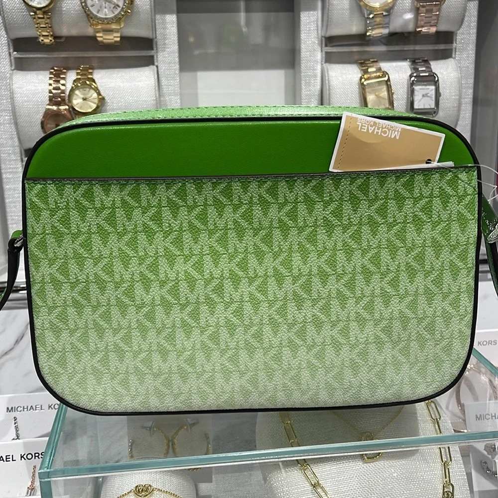 Michael Kors Jet Set Lg Ombré Signature Logo Crossbody Body
Jungle Green NWT - Picture 10 of 16